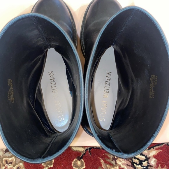 Stuart Weitzman Ryder Lift Bootie Black 38.5 / 8B NIB - Picture 9 of 13